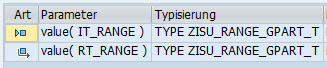 Convert a selection range table to the alpha numbers for later queries